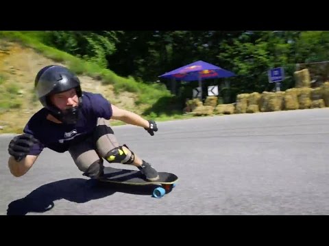 Downhill Longboarding Madness w No Hands Allowed!