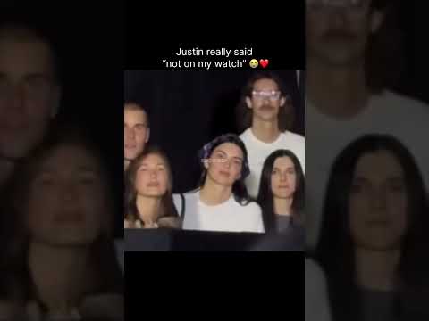 Justin really said “not on my watch” 😭❤️ #justinbieber #kendalljenner #hailey