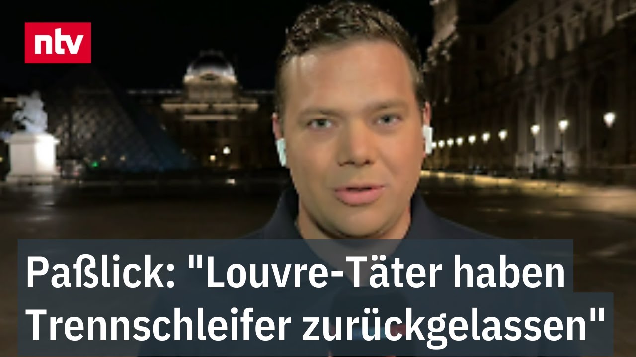 Paßlick: "Louvre-Täter haben Trennschleifer zurückgelassen" - Spuren-Auswertung in Paris