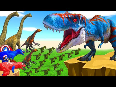 Tyrannosaurus Rex SpiderMan Dinosaur vs T-rex Pro 8 Superhero Dinosaurs Jurassic World Rebirth 2025