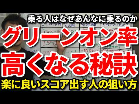 【85切り】乗る人はなぜあんなに乗るのか。85をいつも切れる人が密かにやっていること。グリーンオン率が高くなる秘訣。次の1打に繋がるグリーンの狙い方。乗る人と乗らない人の違い。絶対しちゃダメな狙い方。