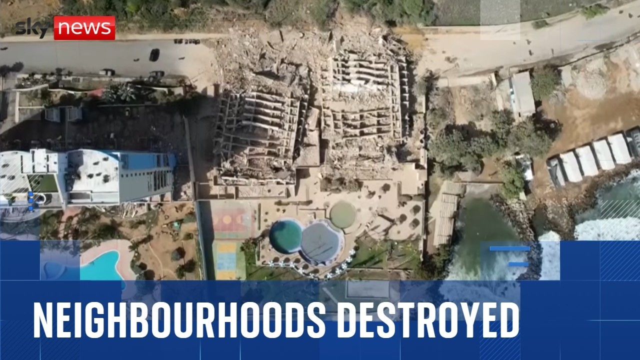 Venezuela earthquakes destroy hundreds of buildings in seconds, Sky News analysis shows