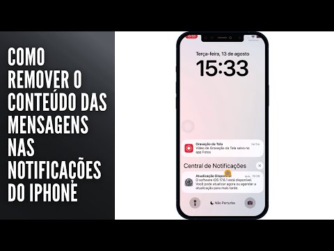 Como Remover o Conteúdo das Mensagens nas Notificações do iPhone