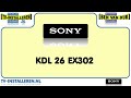 SONY KDL26EX302 TV Installeren - SONY TV Installeren - Ci+ Installeren