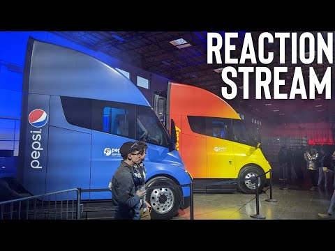 LIVE Reaction to Tesla Semi Delivery Event!