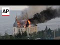 Russian missile strike hits Odesa building in Ukraine
