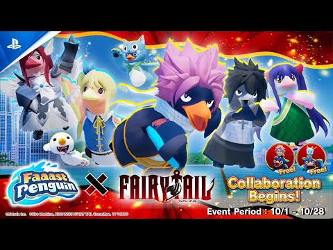 Faaast Penguin - Fairy Tail Collaboration Trailer | PS5 Games