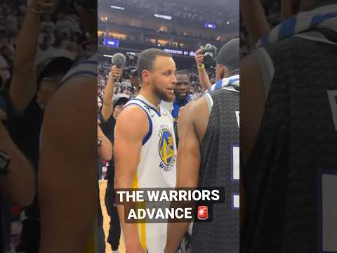 Warriors FINISH The Series In Sacramento & Advance To The Western Conference Semifinals! | #Shorts video clip