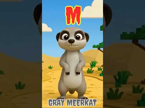 ABC Colorful Safari Animal Song (MNOP) #abcsong #colorsong #animalsongs #nurseryrhymes #ostrich