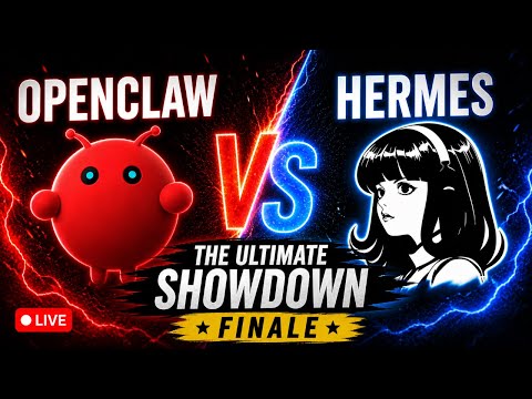Thumbnail for LIVE: Is Hermes better than OpenClaw? FINALE!!!