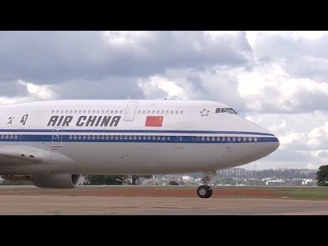 Chinese President Xi Jinping arrives in Brazil's capital for state visit