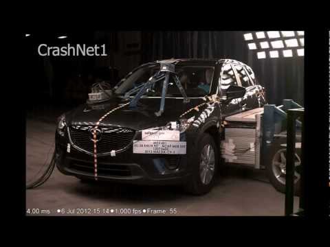 Видео краш-теста Mazda Cx-5 с 2012 года