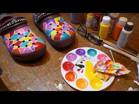 How to dot paint with Kristin Uhrig- #59 Garden Shoes