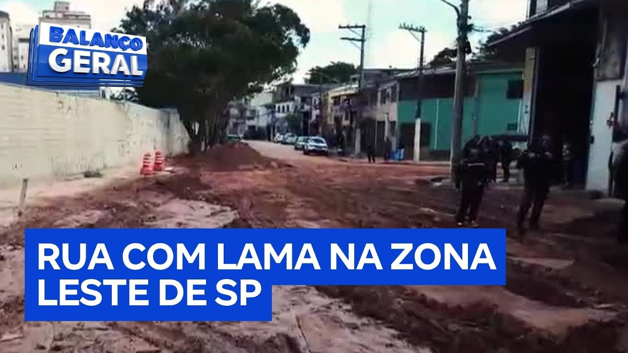 Balança Povão Moradores reclamam de lama e pedem asfaltamento em rua da zona leste de São Paulo