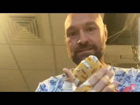 Tyson Fury “misses the chase,” shows off gym before working out
