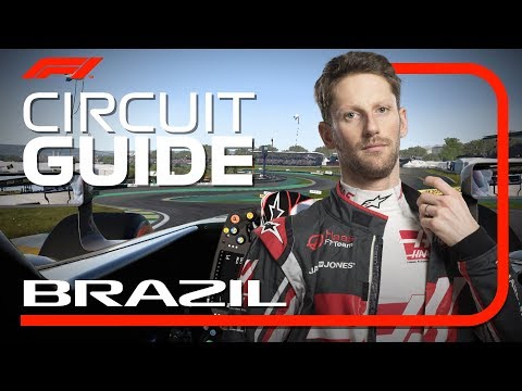 Romain Grosjean's Virtual Hot Lap Of Interlagos | 2018 Brazilian Grand Prix