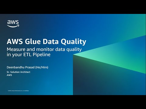 Measure and Monitor Data Quality in your ETL Pipeline | Amazon Web Services