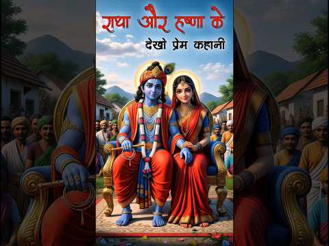 | राधा👰और कृष्णा🤵के देखो प्रेम कहानी | #radha #krishna #prem #kahani #ai #story |