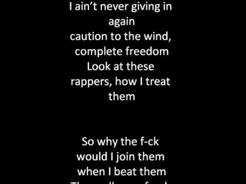 Eminem- No Love (lyrics on screen)