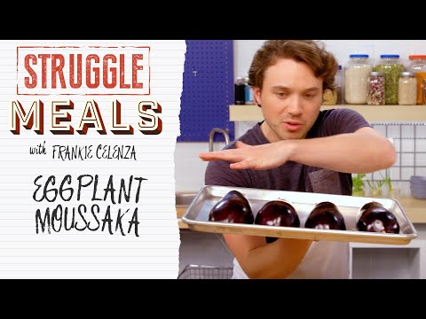 A Cost Effective Eggplant Moussaka Challenge | Struggle Meals