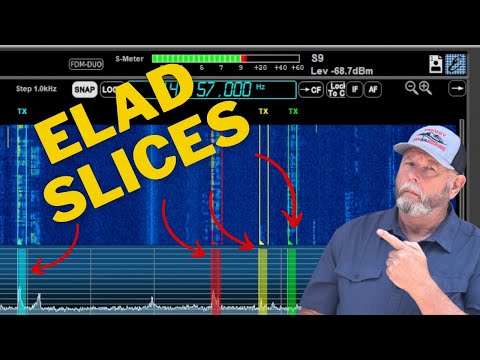 Once you see this trick you'll never look at Ham Radio the same way, Elad FDM Duo Slices!