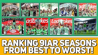 Ranking All of Celtic’s 9 in a Row Campaigns!