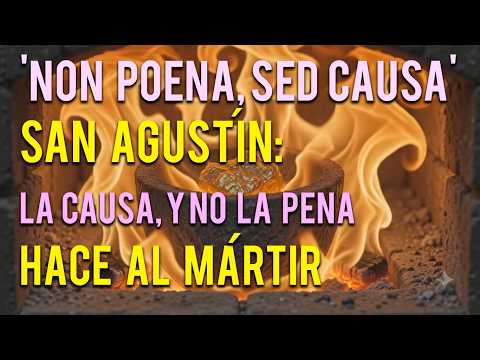 San Agustín: La causa, y no el sufrimiento, constituye el martirio