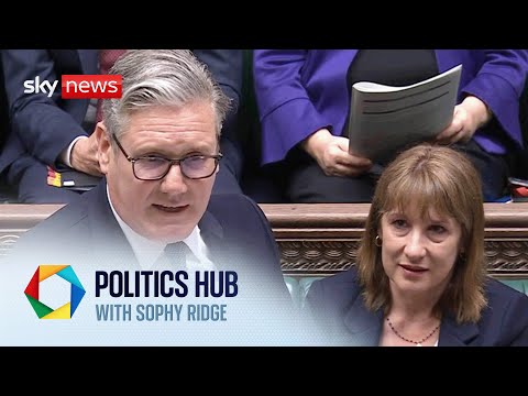 Starmer tells Reeves she has his 'complete support' | Politics Hub with Sophy Ridge