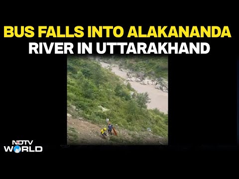 11 Missing After Bus Falls Into Alakananda River In Uttarakhand's Rudraprayag | NDTV 24x7 Live
