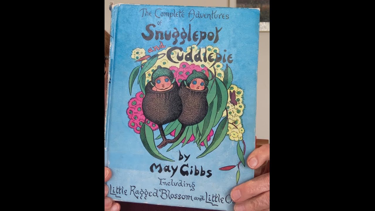 Snugglepot and Cuddlepie is a series of books written by Australian author May Gibbs. The books chronicle the adventures of the eponymous Snugglepot and Cuddlepie. The central story arc concerns Snugglepot and Cuddlepie (who are essentially homunculi) and their adventures along with troubles with the villains of the story, the "Banksia Men". The first book of the series, Tales of Snugglepot and Cuddlepie: their wonderful adventures was published in 1918.