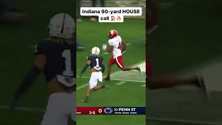 Indiana Hoosiers' LONGEST pass since 1993 (99-yd pass TD also at Penn State) 😳 🔥 #shorts
