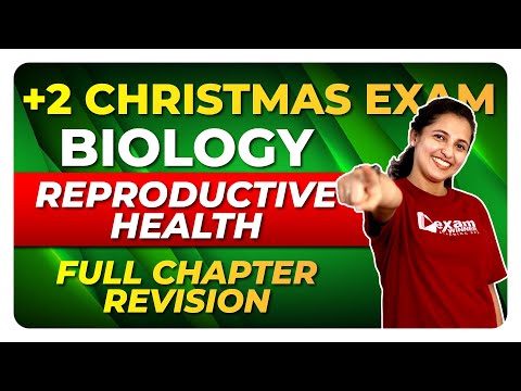 Plus Two Christmas Exam Biology | Reproductive Health | Full Chapter | Exam Winner