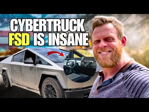 I drove a Cybertruck without the steering wheel for 20 miles!