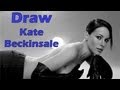 How to Draw Kate Beckinsale Step by Step