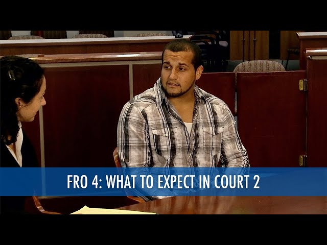 What to Expect in Court 2 of 2 (Final Restraining Order 4/7)