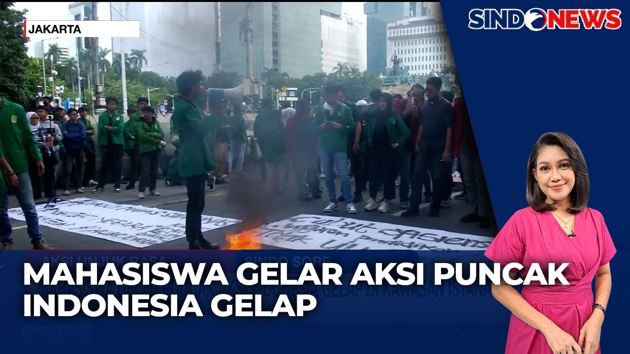 [FULL] Mahasiswa Gelar Aksi Puncak Indonesia Gelap | Sindo Sore | 20/02