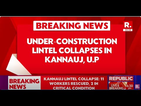 Breaking: Under-Construction Lintel Collapses at Kannauj Railway Station, Workers Trapped