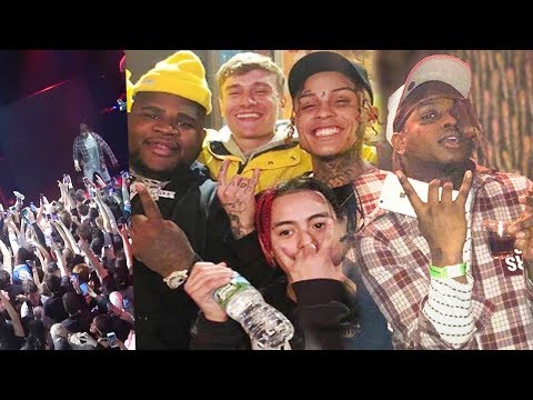 Lil Skies SURPRISES Crowd with Ski Mask The Slump God! (INSANE LIVE FOOTAGE)