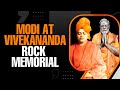 PM Modi meditates at Vivekananda Rock Memorial in Kanniyakumari