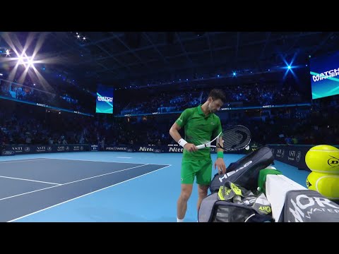 HIGHLIGHTS: Novak Djokovic vs. Stefanos Tsitsipas; 2022 ATP Finals Round Robin