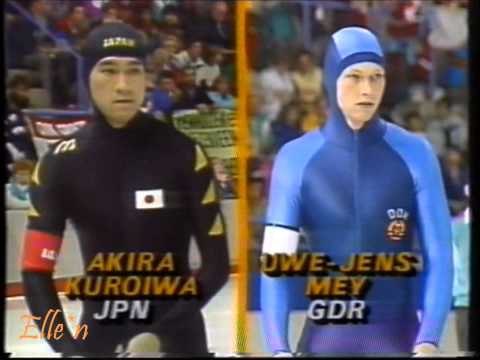 Winter Olympic Games Calgary 1988 – 500 m Mey (WR) – A. Kuroiwa