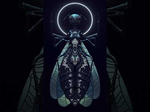 I created this ant queen for a concert - 3D animation - ZBrush - Cinema4D
