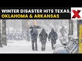 US Winter Storm LIVE: Winter Chaos! Heavy Snow Paralyzes Texas, Oklahoma, Arkansas