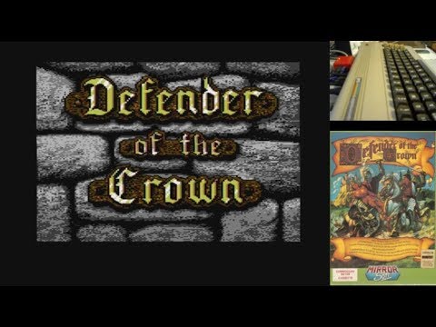 Defender Of The Crown - Serie de Juegos Épicos en Commodore 64 real