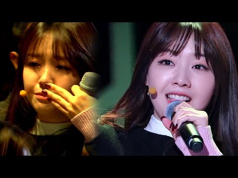 걸스데이 민아, 노래 시작하자마자 폭풍 눈물 ‘돌발 상황’ @힐링캠프-219회 20160201