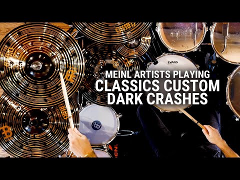 Meinl Cymbals Artists Playing Classics Custom Dark Crashes