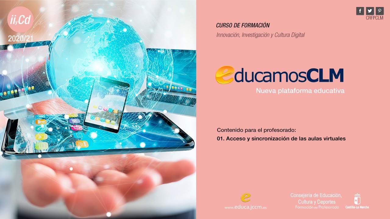 #EducamosCLM: General - 01 Acceso y Sincronizacion de aulas virtuales