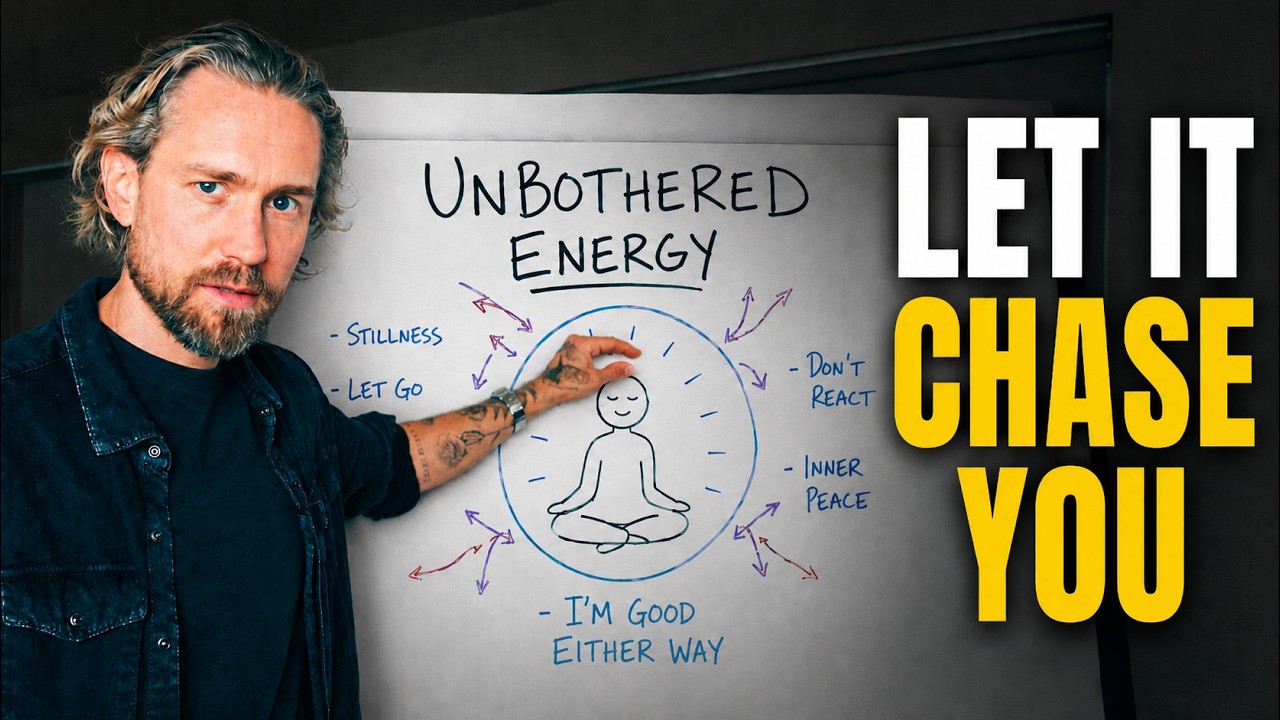 How to become so unbothered your desires chase you