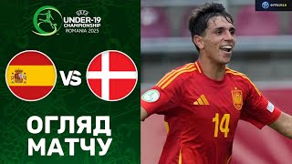 Іспанія – Данія. Чемпіонат Європи 2025 (U-19), груповий етап / Огляд матчу