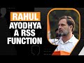 Rahul Gandhi Terms The Pran Pratistha Ceremony In Ayodhya As a Modi Function | News9